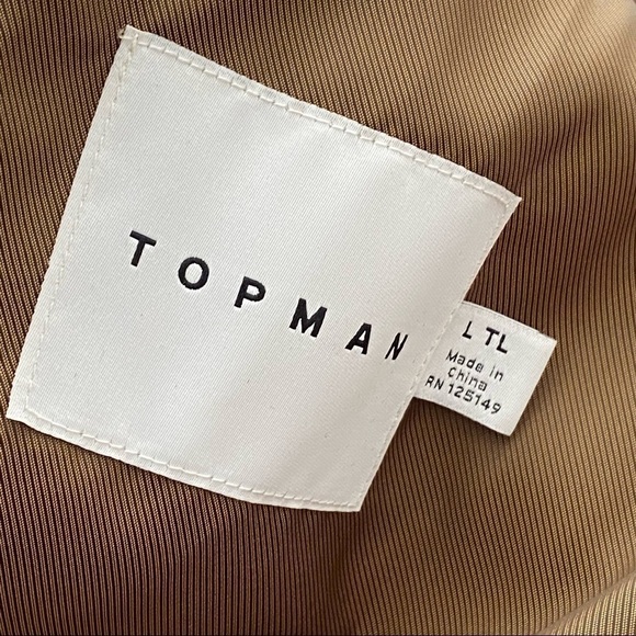 Topman Wool Blend Long Button Down Jacket - Picture 10 of 13